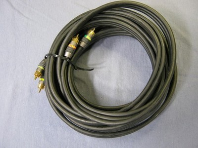 MONSTER CABLE FOR COMPONENT VIDEO Y CR CB 20 FT PREOWNED VERY GOOD