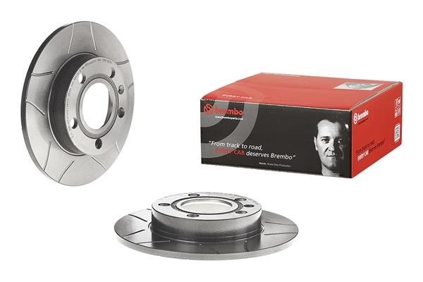 2x Brake disc solid 08.9136.75 BREMBO for AUDI SEAT - Image 9