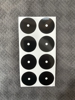 Pool Table Marker Dots, Billiard Spot, Eight-Ball Game Dots (8 per sheet)