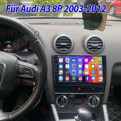 2+64GB Für AUDI A3 8P 2003-2012 Android 15 Autoradio Apple Carplay GPS Navi DAB+