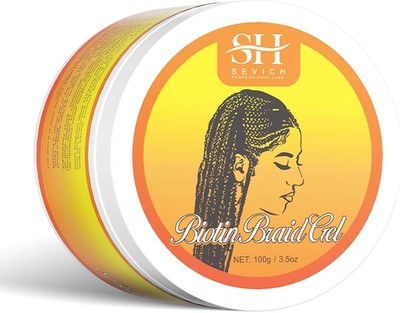 SEVICH Biotin Care Braid Gel - Extreme Hold Braid Wax, Shining Curly Hair Gel, H