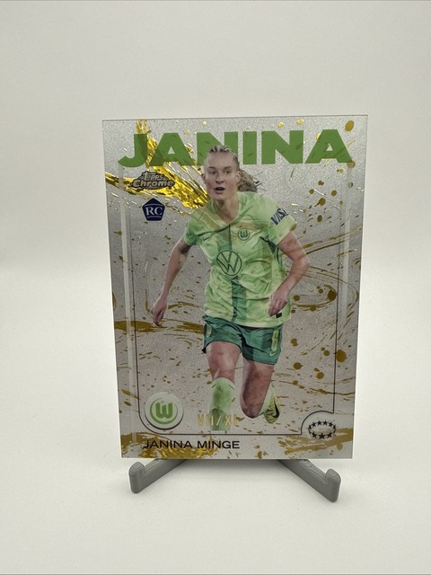 2024-25 Topps Chrome Women UWCL Janina Minge RC /XI /11