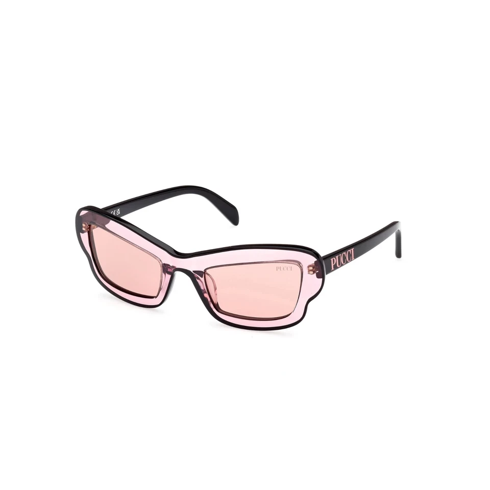 Emilio Pucci EP219 74S Pink Rectangular Cat Plastic Sunglasses Frame 52-24-140 - Image 2 of 3