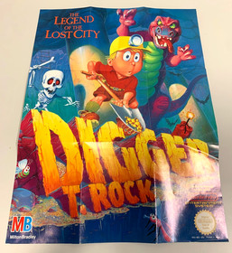 California Games NES Game - Boxed with Lost City Poster - 1988 NINTENDO 