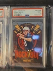 DRAKE MAYE 2024 PANINI ABSOLUTE ROCK OUT ROOKIE INSERT CARD PSA MINT 9