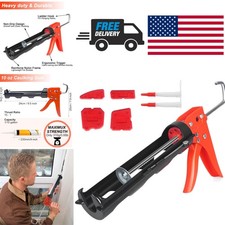 Caulk Gun Non Drip Silicone Design 15 to 1 Thrust Ratio for Smooth Application