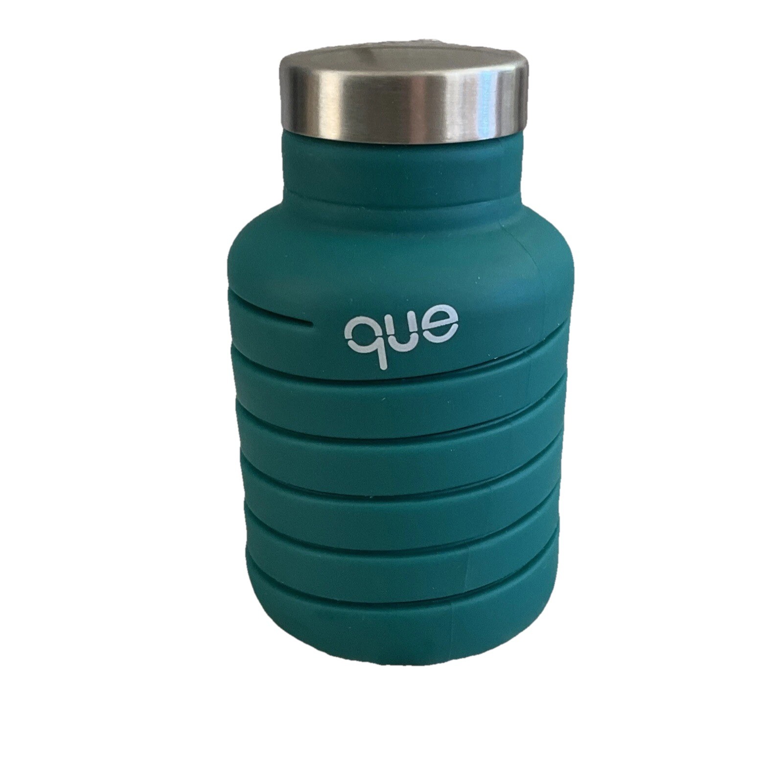 Que Travel Water Bottle Expandable Collapsible, 20 oz Silico