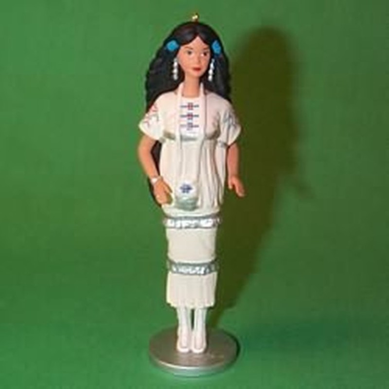'Native American' 'Dolls of the World - Barbie' Series Hallmark 1996 Ornament