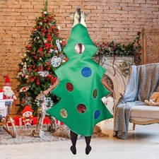 Weihnachtsbaum Kost&uuml;m Deko s&uuml;&szlig; Cosplay Overall f&uuml;r Urlaub Maskerade