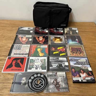 Lot of 15+ Goo Goo Dolls CD plus DVD and Case Logic Bag