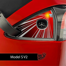 Launche Performance Mode Tesla Charge Port Wrap  Model S