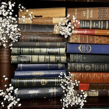 Vintage Book Lot | Pick Your Color | Antique ...