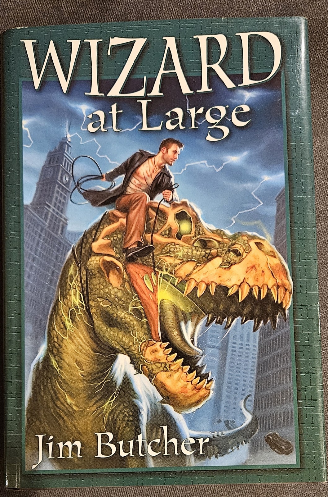 This Hardcover Science Fiction Book Edition of Jim Butcher's Wizard at Large
