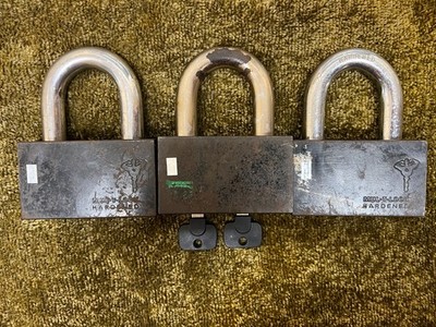 3x Mul T Lock C16 Vorhängeschlösser gleichschließend mit 2 Schlüsseln