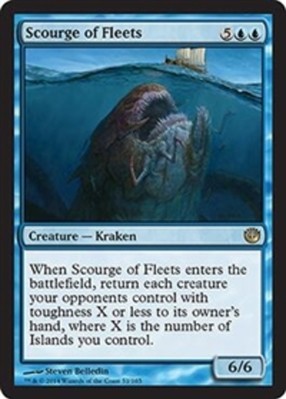 Scourge of Fleets x1 NM Magic the Gathering 1x Journey into Nyx mtg card
