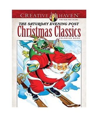 Creative Haven the Saturday Evening Post Christmas Classics Coloring Book, Marty
