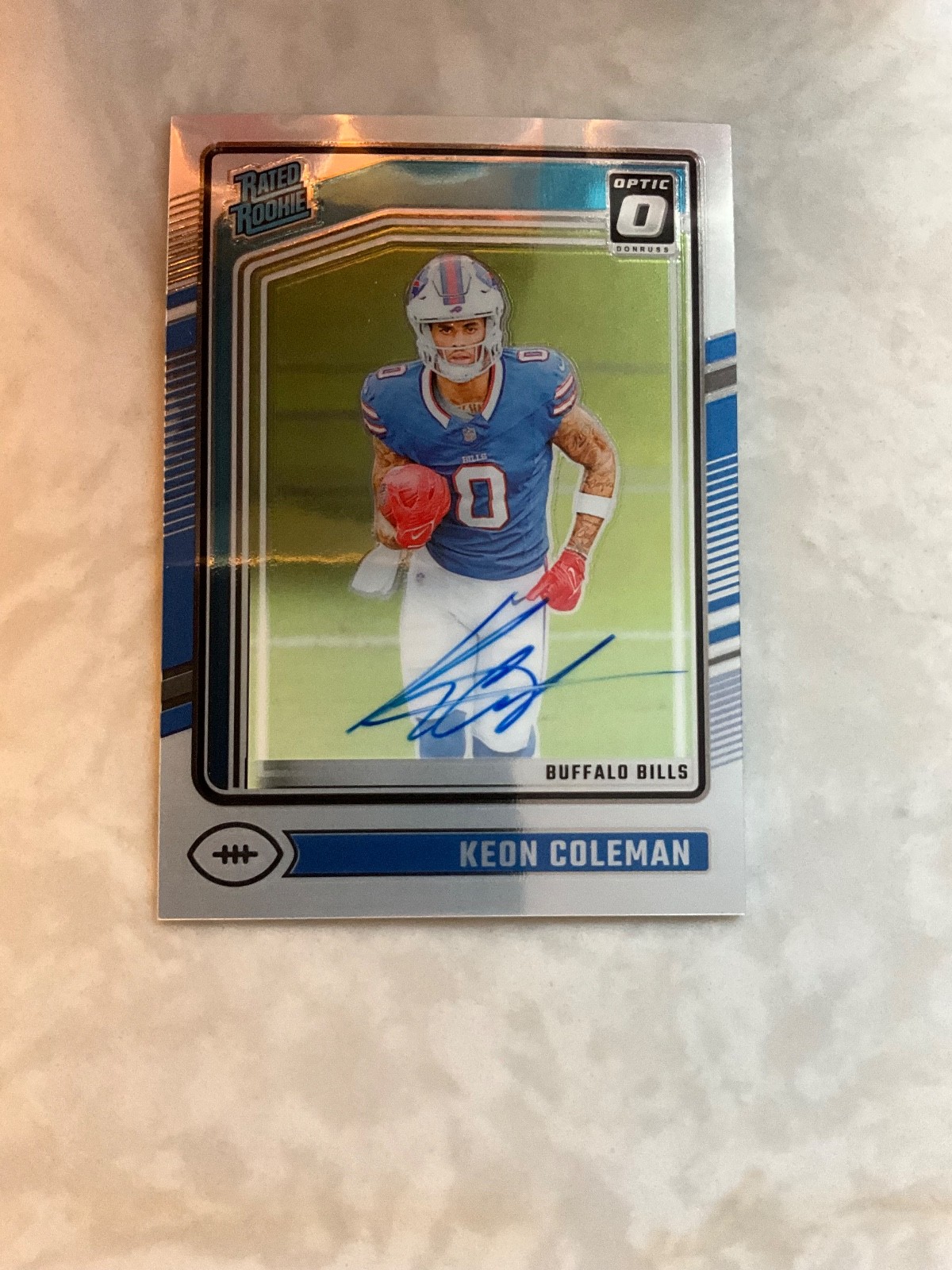 2024 Panini Donruss Optic - Rated Rookie Keon Coleman #263 Autographs /325 (AU,