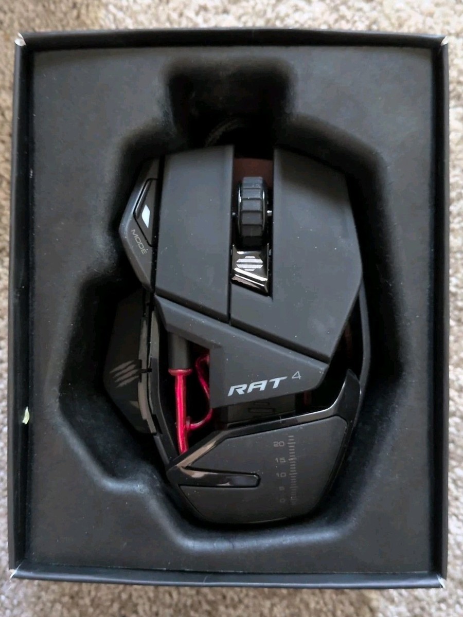 Mad Catz R.A.T. 4 Wired Optical Gaming Mouse Ex condition tested
