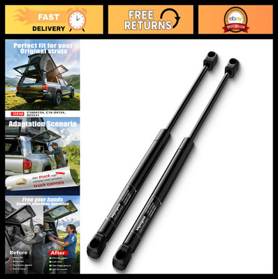 15'' Gas Struts for Truck Canopy, 24Lbs Shocks, Set of 2, Fits A.R.E, Leer, Snugt