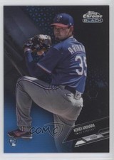 2021 Topps Chrome Black Blue Refractor 44/75 Kohei Arihara #47 v6p