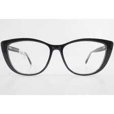 Warby Parker WP 20219 Black-Crystal Cat Eye Eyeglasses Frames 56-16-140 Womens