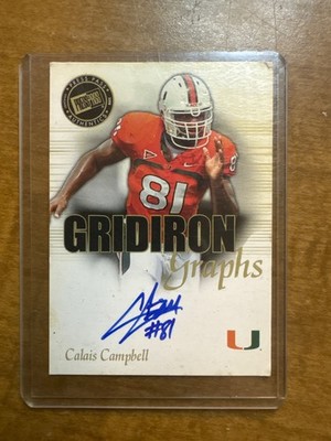 2008 Press Pass SE - Gridiron Graphs Calais Campbell #GG-CC (AU, RC)
