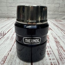 Thermos Insulated Stainless Steel Hot Cold 16 oz Food Jar With Spoon  Bowl