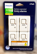 Philips Security Window and Door Alarm, 4 Pac...
