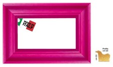 Cornice fuxia in legno sgusciato da cm 4,5 per quadri,stampe,dipinti,poster,foto