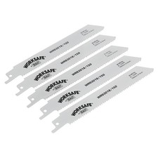 Image of Sealey Worksafe® Reciprocating Saw Blade 150mm 10tpi - Pack of 5 WRS3018/150