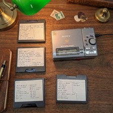 Sony MZ-R3 MD Walkman Portable MiniDisc Recorder Player with 4 Disc Japan Tested