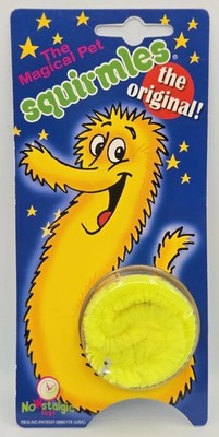 Nowstalgic Toys Vintage Magical Pet Original Squirmles Yellow Worm On a String