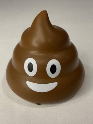 Poop Emoji Squeeze Ball Brown Foam Tear-Resistant Stress Reliever Toy