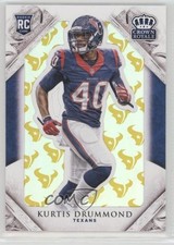 2015 Panini Crown Royale Rookie Retail Team Logo 11/25 Kurtis Drummond #129 1p5