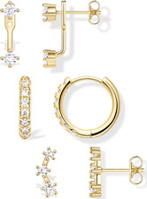 3 Pairs St Patrick'S Day Earrings for Women, Trendy Small Gold Plated Hypoallerg