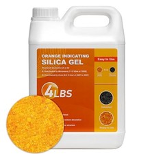 4 LBS Silica Gel – Reusable Desiccant Beads, Moisture Rechargeable Bead, 4LBS