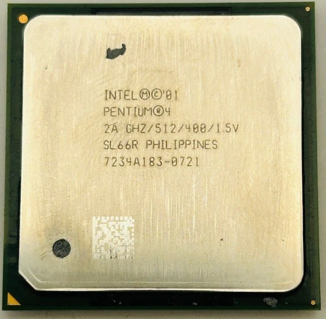 Processeur Intel Pentium 4 SL6WK - 3 GHz, Socket 478, Occasion Testé Fonctionnel