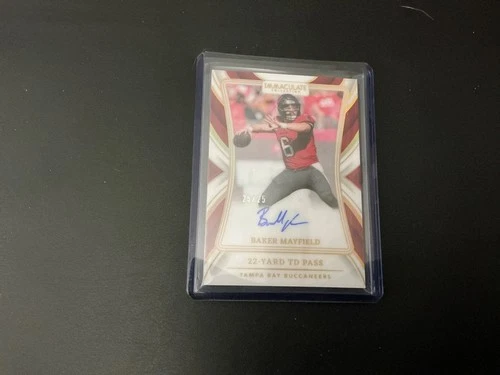 2024 Panini Immaculate Baker Mayfield IMMACULATE MOMENTS GOLD AUTO 25/25 IMA-BMD
