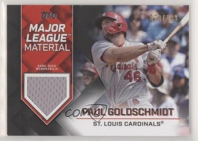 2022 Topps Series 1 Major League Material Black 78/199 Paul Goldschmidt 09tu