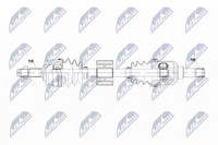 NTY Antriebswelle Gelenkwelle Vorne Rechts NPW-FT-069