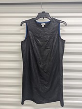 Worthington Little Black Dress - Size M - Faux Suede Front