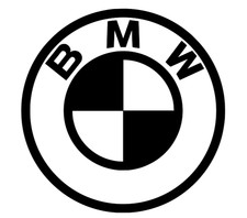Bmw Style Logo Weather Resistant Vinyl Decal Sticker
