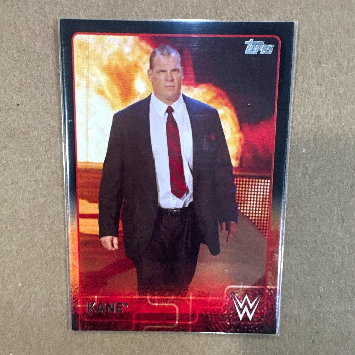 Topps 2015 Topps WWE Kane #44 Black Parallel Base Set Wrestling Card