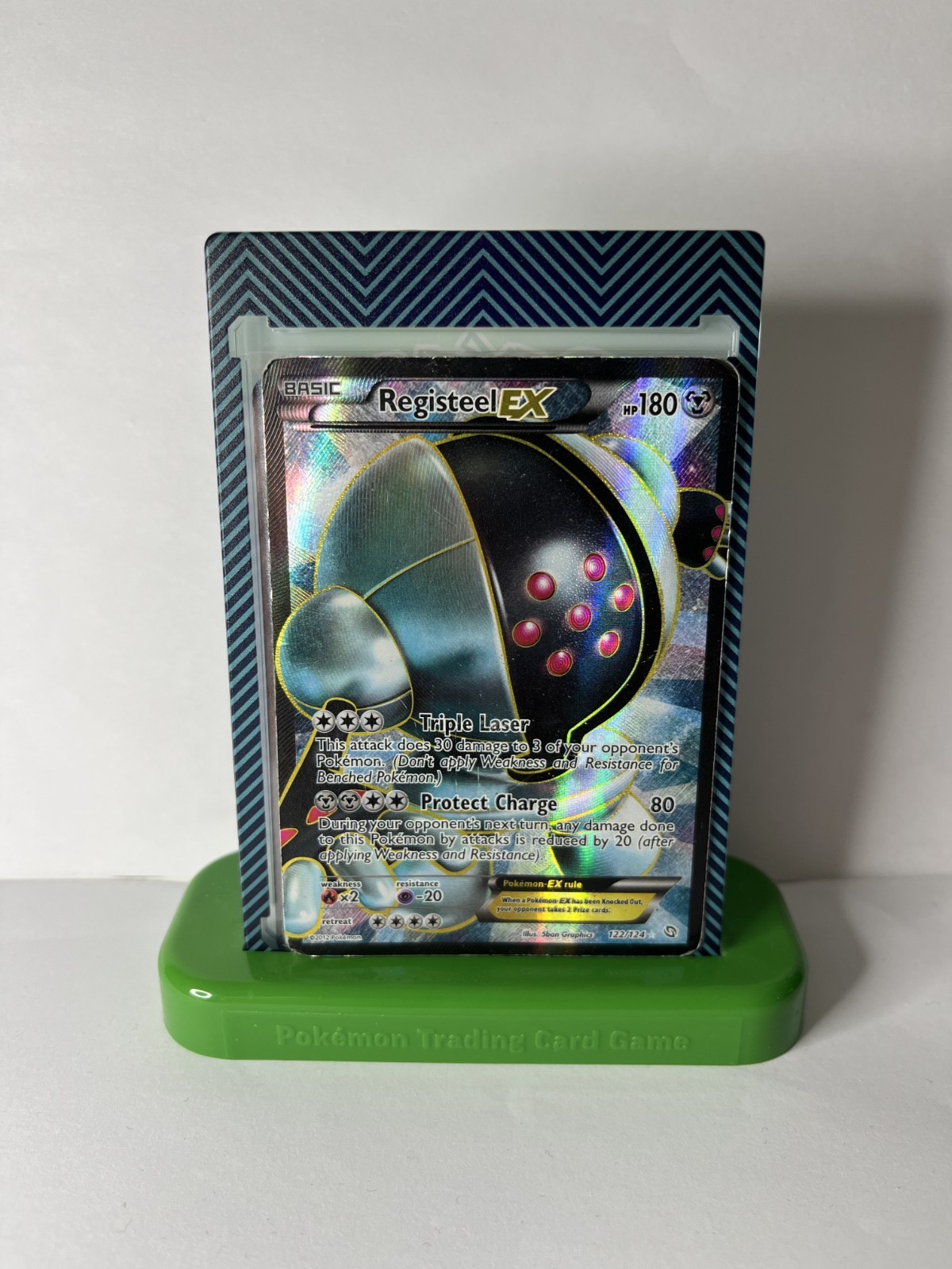 Registeel EX - 122/124 - Full Art - BW Dragons Exalted (DMG)