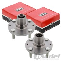 2X Mapco Radnabe Vorne Passend FüR Hyundai Accent Atos Coupe Getz I10 I20 Lantra