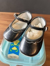 Vintage Wee Kids Soft Soles Patent Leather Shoes Size 2 Baby Shoes