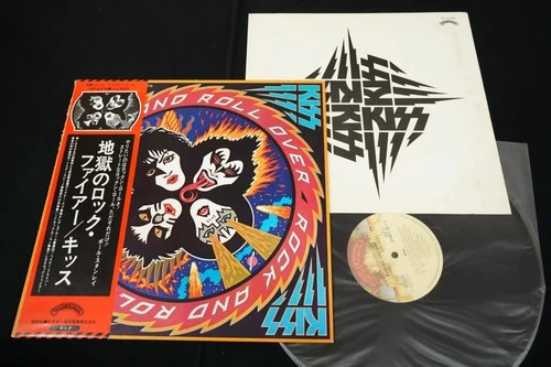 KISS ROCK AND ROLL OVER JAPAN VINYL LP OBI 1st pressing Camel Label VIP-6376
