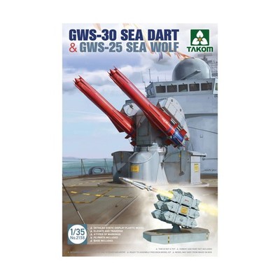 Takom Model 1:35 GWS-30 Sea Dart & GWS-25 Sea Wolf New