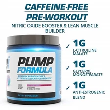 Mike O'Hearn Pump Formula Pre-Workout Cotton Candy BPI Anti-Estrogenic 8.04oz