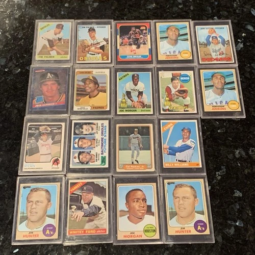 Vintage Topps Baseball Card Lot Nolan Ryan #220 Johnny Bench Rookie #95 Palmer